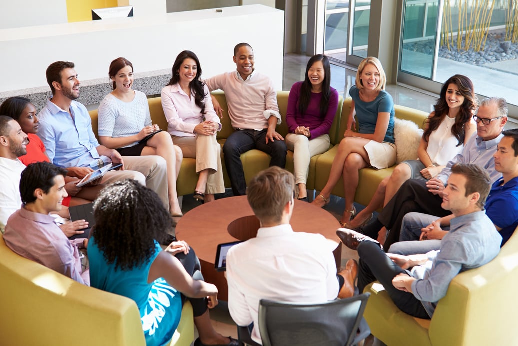 Office Staff Having Meeting 